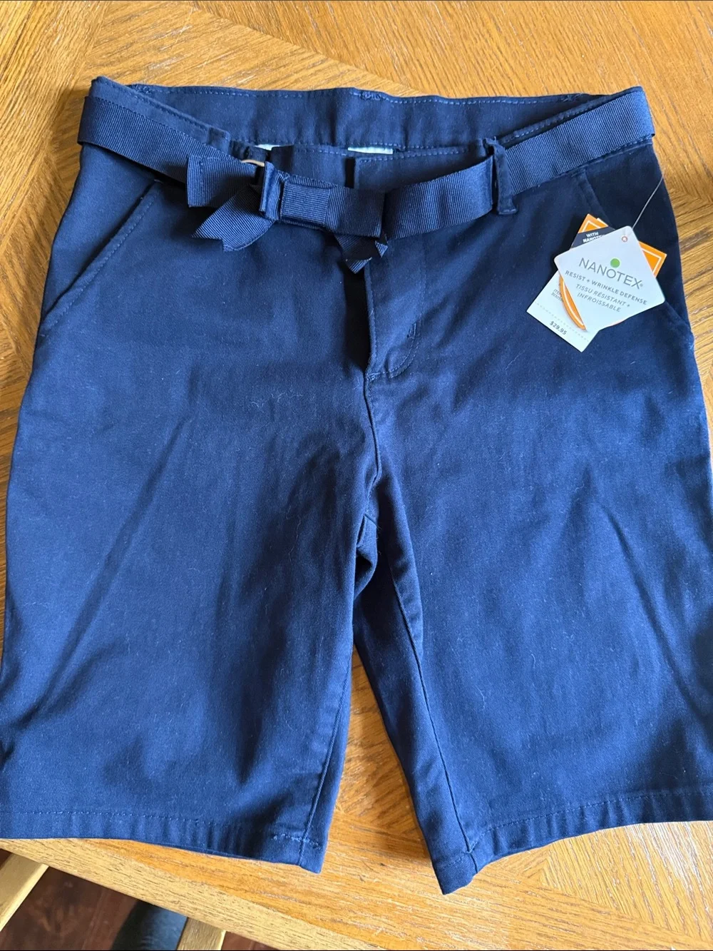 Gymboree Navy Belted Girls Shorts